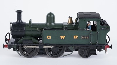 Lot 80 - A metal kit-built 0-gauge 0-4-2 locomotive