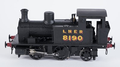 Lot 83 - A metal kit-built 0-gauge 0-4-2 locomotive