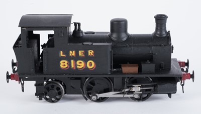 Lot 83 - A metal kit-built 0-gauge 0-4-2 locomotive