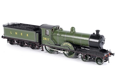 Lot 96 - An Ace Products metal kit-built 0-gauge 4-4-0 locomotive and six-wheel tender