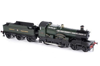 Lot 112 - A metal kit-built 0-gauge 4-4-0 locomotive and six-wheel tender