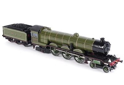 Lot 113 - A metal kit-built 0-gauge 4-6-2 locomotive and six-wheel tender