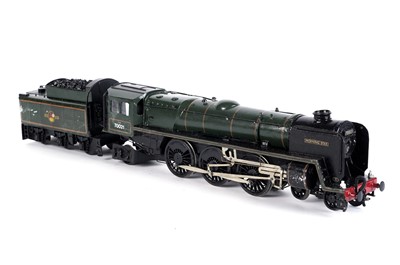 Lot 115 - A metal kit-built 0-gauge 4-6-2 locomotive and six-wheel tender