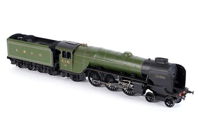 Lot 122 - A metal kit-built 0-gauge 4-6-2 locomotive and eight-wheel tender