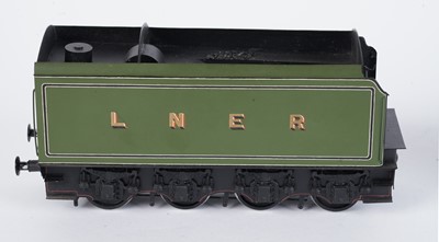 Lot 122 - A metal kit-built 0-gauge 4-6-2 locomotive and eight-wheel tender