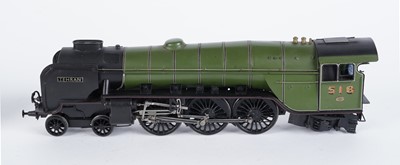 Lot 122 - A metal kit-built 0-gauge 4-6-2 locomotive and eight-wheel tender