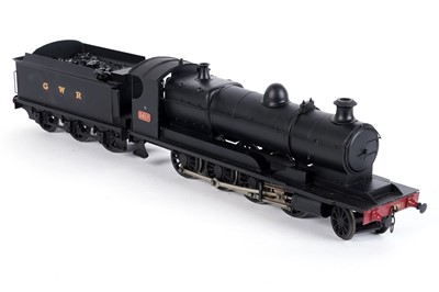 Lot 123 - A metal kit-built 0-gauge 2-8-0 locomotive and six-wheel tender