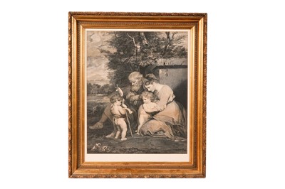 Lot 11 - After Sir Joshua Reynolds - The Holy Family | line engraving