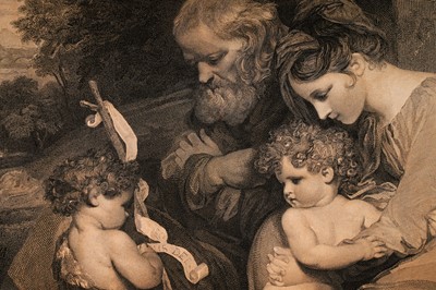 Lot 11 - After Sir Joshua Reynolds - The Holy Family | line engraving