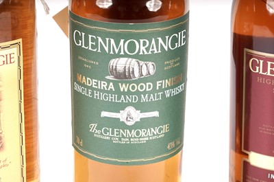 Lot 212 - Three various bottles of Glenmorangie Scotch Whisky