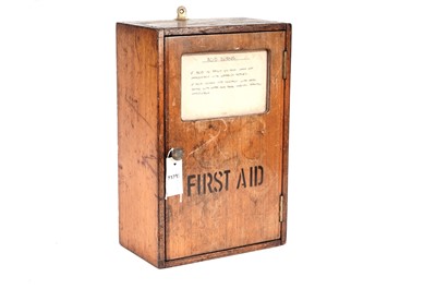 Lot 162 - A 20th Century 'First Aid' cabinet