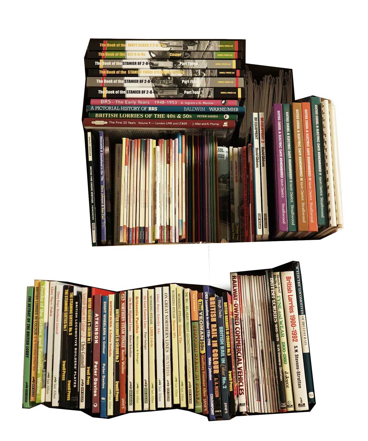 Lot 284 - A selection of books relating to trains and commercial vehicles