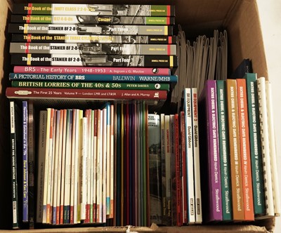 Lot 284 - A selection of books relating to trains and commercial vehicles