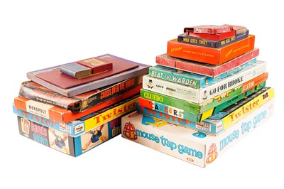 Lot 50 - A collection of vintage board games; and a selection other collectibles