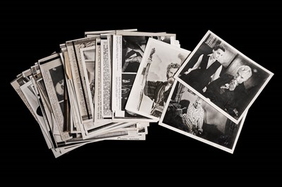 Lot 1317 - Press Association and other celebrity actor black and white photographs