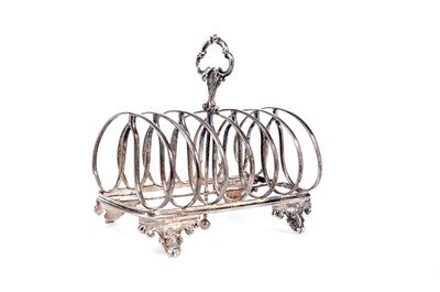 Lot 1506 - A Victorian toast rack