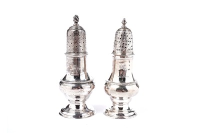 Lot 342 - Two pepper casters