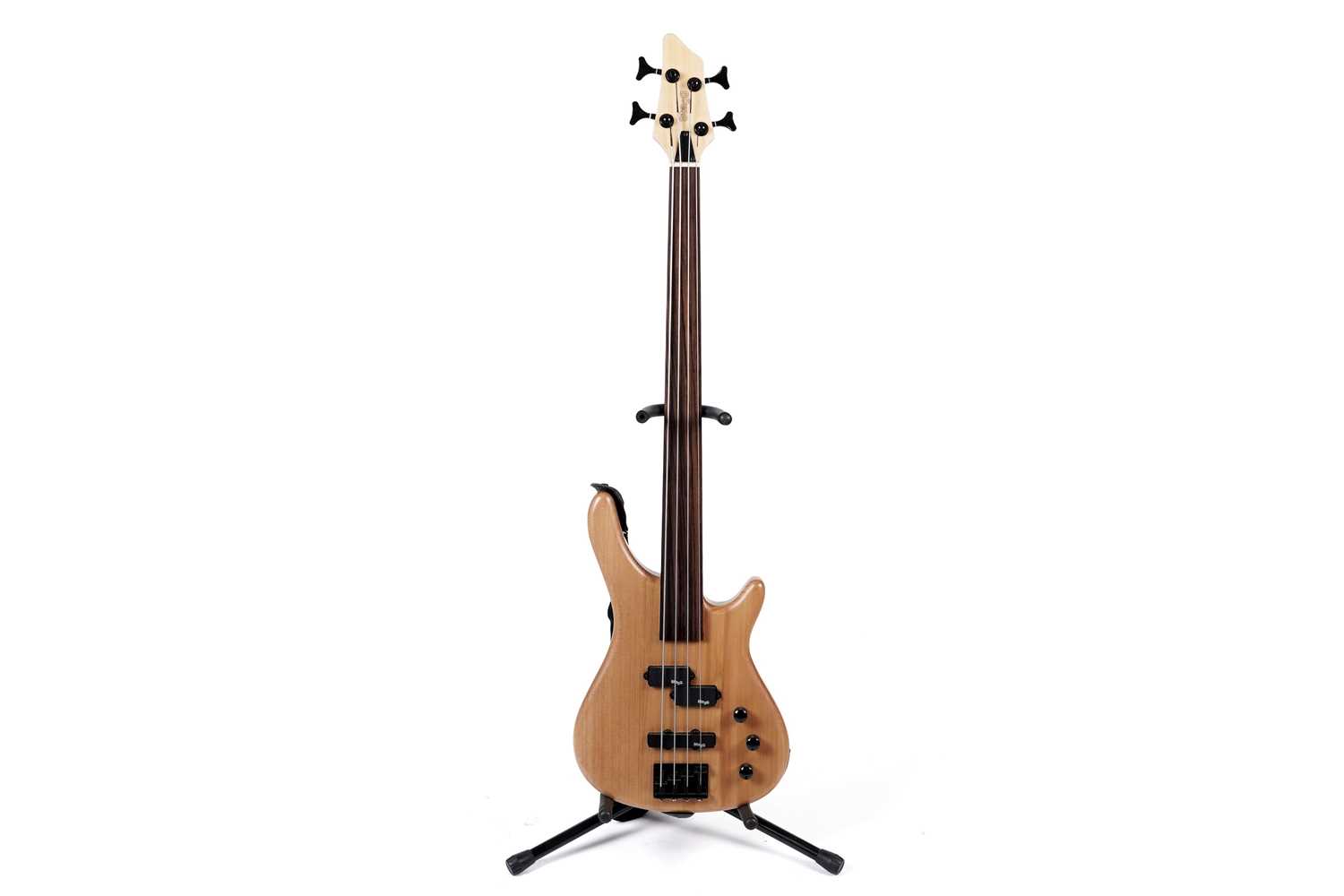 Lot 293 - A Stagg BC300 FL-NS fretless bass