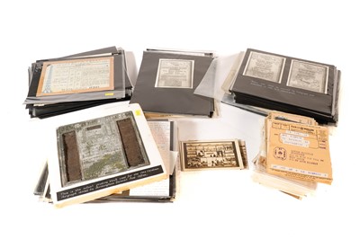 Lot 1145 - A collection of WW2 airgraphs, air mail and telegram envelopes; and an original printing block