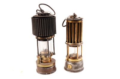 Lot 430 - Two miners safety lamps