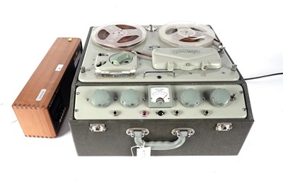 Lot 82 - A Ferrograph Recorder Co Ltd reel to reel recorder; and a Roberts radio