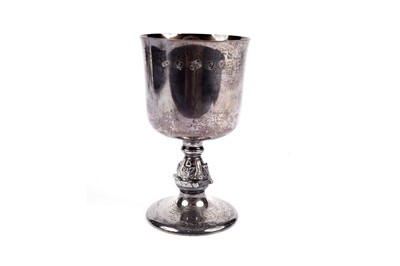 Lot 765 - A Lindisfarne silver chalice, by Reid & Sons