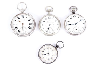 Lot 615 - Victorian and later fob and pocket watches