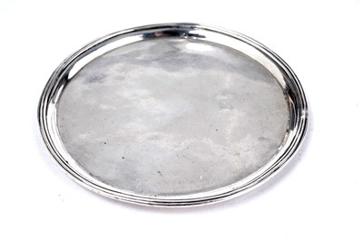 Lot 1525 - A George III Irish provincial silver counted tray