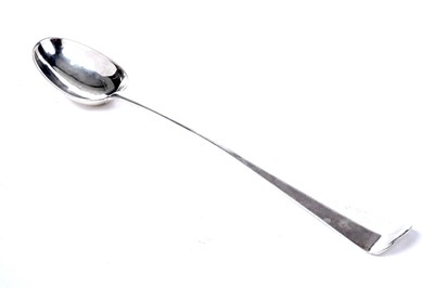 Lot 1623 - An early George III stuffing spoon