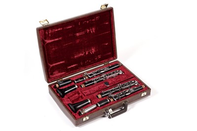 Lot 184 - A pair of Boosey and Hawkes Imperial 926 clarinets, cased