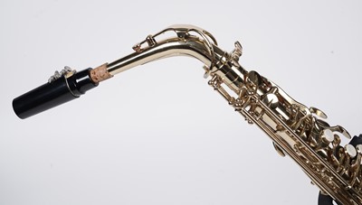 Lot 33 - An Earlham Professional Series II alto saxophone, cased