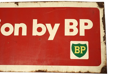 Lot 245 - A BP enamel sign