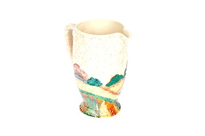 Lot 906 - Clarice Cliff Patina Garden pattern jug