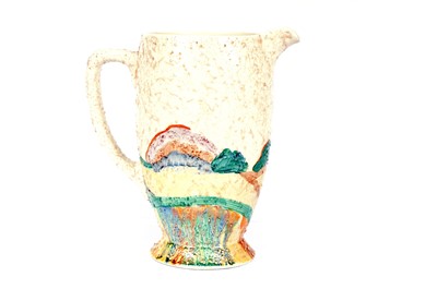 Lot 906 - Clarice Cliff Patina Garden pattern jug