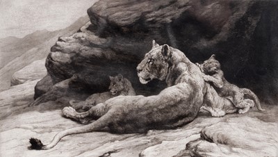 Lot 3 - Herbert Thomas Dicksee RE - Disturbed | etching