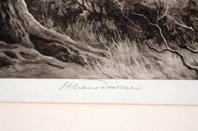 Lot 7 - Herbert Thomas Dicksee RE - The Last Load | etching