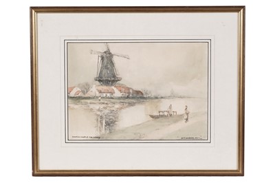 Lot 56 - Victor Noble Rainbird - A Flanders Mill | watercolour