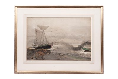 Lot 39 - George Edward Horton - A Cutter Under Tow from a Steam Tug | watercolour