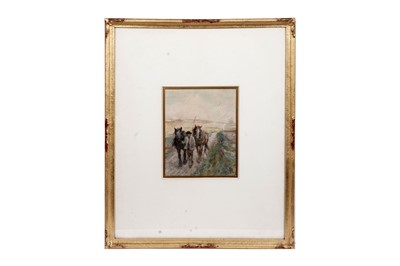 Lot 26 - Nathaniel Hughes John Baird ROI - Homewards | watercolour