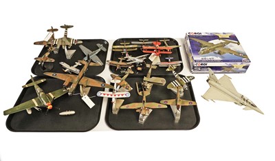 Lot 664 - A collection of Corgi The Aviation Archive WWII model military aircraft