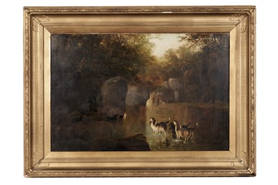 Lot 149 - 19th Century British School - The Otter Hunt | oil