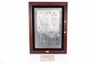 Lot 797 - "The Silver Map of Great Britain" limited edition silver map