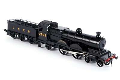 Lot 144 - A metal kit-built 0-gauge 4-4-2 locomotive