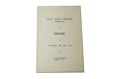 Lot 16 - Dame Laura Knight - 1930s Portraits of Pauline Konody, sketched to the back of dinner cards | pencil