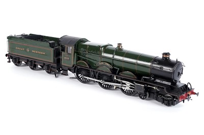 Lot 159 - A metal kit-built 0-gauge  4-6-0 locomotive and six-wheel tender