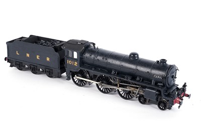 Lot 161 - A metal kit-built 0-gauge 4-6-0 locomotive and six-wheel tender