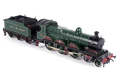 Lot 170 - A metal kit-built 0-gauge 4-6-0 locomotive and six-wheel tender