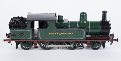 Lot 175 - A metal kit-built 0-gauge 2-4-2 locomotive