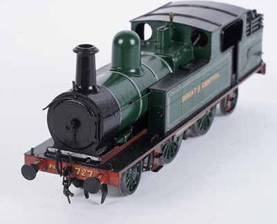 Lot 175 - A metal kit-built 0-gauge 2-4-2 locomotive