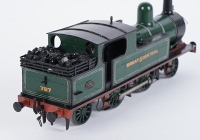 Lot 175 - A metal kit-built 0-gauge 2-4-2 locomotive